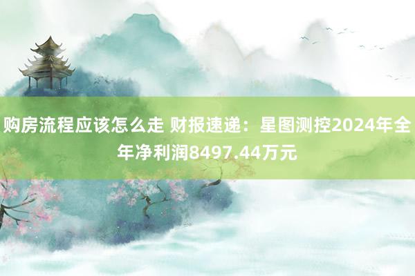 购房流程应该怎么走 财报速递：星图测控2024年全年净利润8497.44万元